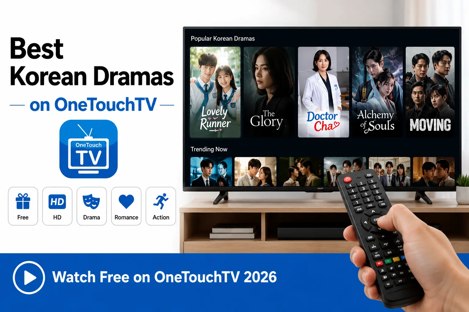 Best Korean Dramas on OneTouchTV 2026 - Watch Free